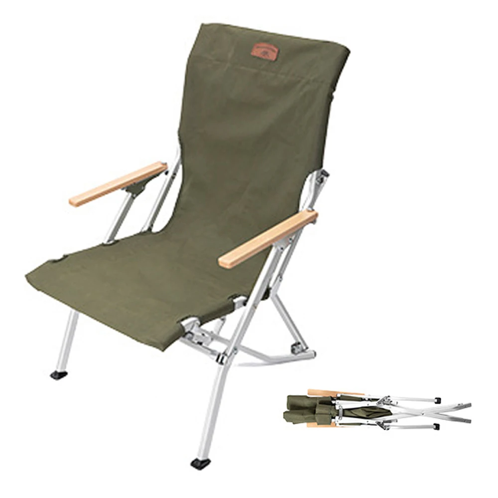 Outdoor Camping Folding Chair Hiking Fishing Oxford Cloth Chair Portable Chair with Backrest Rest Chair Leisure Backrest Chair