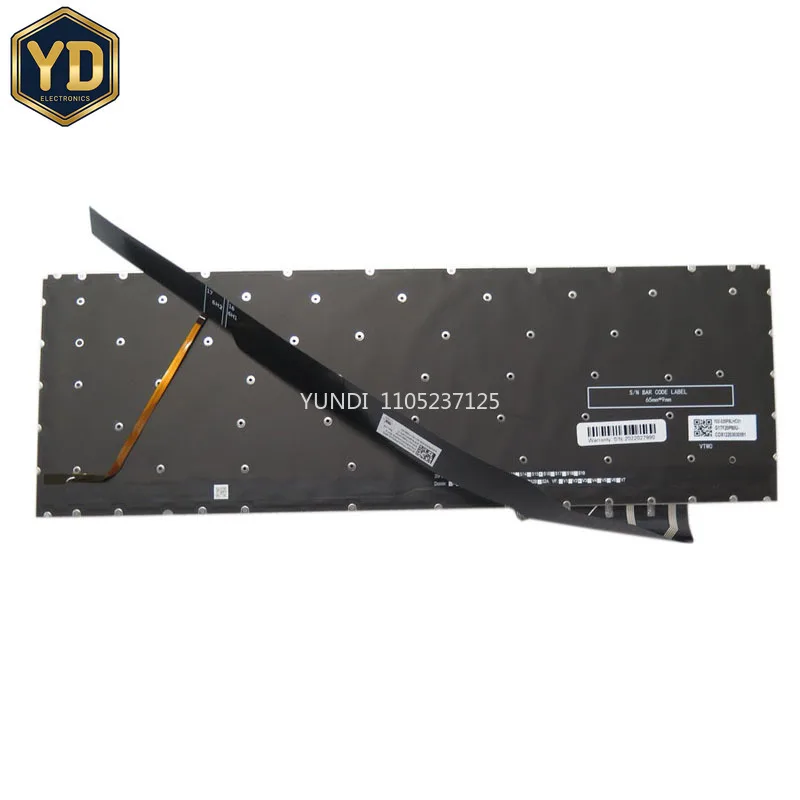 YD Laptop With Backlit Keyboard For 한성컴퓨터 For Hansung TFX6250H TFX6270H TFX6275H United States US Black No Frame New
