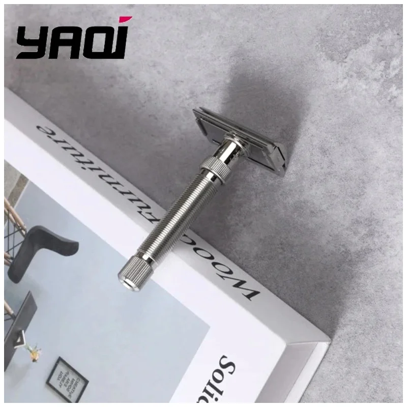 YAQI Stainless Steel Adjustable Comfortable Shaving Experience Safety Razor Men Ultima