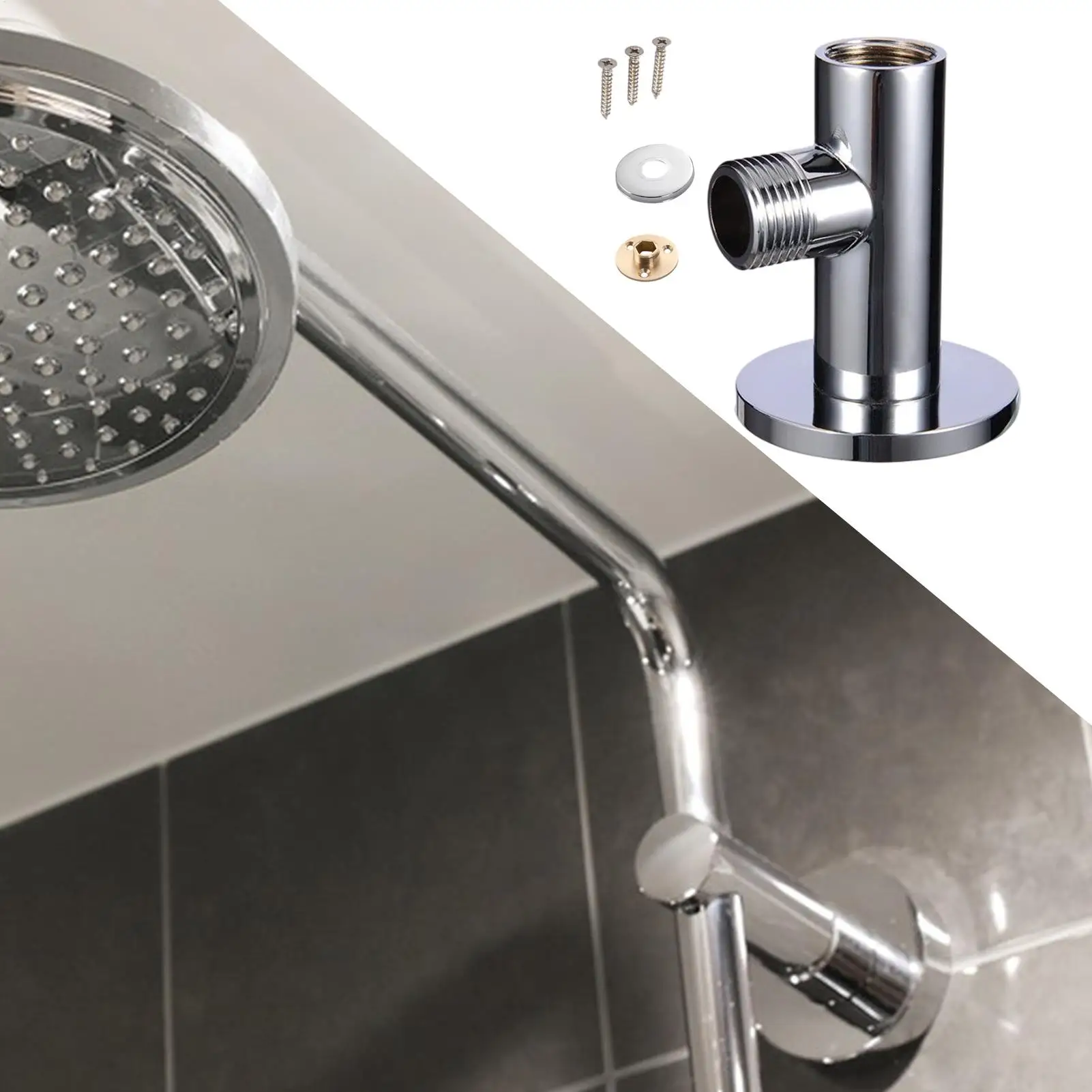 샤워 팔꿈치 샤워 콘센트 팔꿈치 벽걸이 형 커넥터 가정용 욕실 호텔 교체 배관 용 누출 방지 어댑터