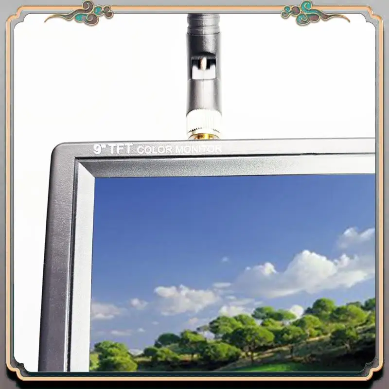 

9 Inch 5.8G FPV Monitor LCD Screen 800X480 20Hz--20Khz Stereo Dual Receiver For RC FPV Drone Quadcopter Durable EU Plug