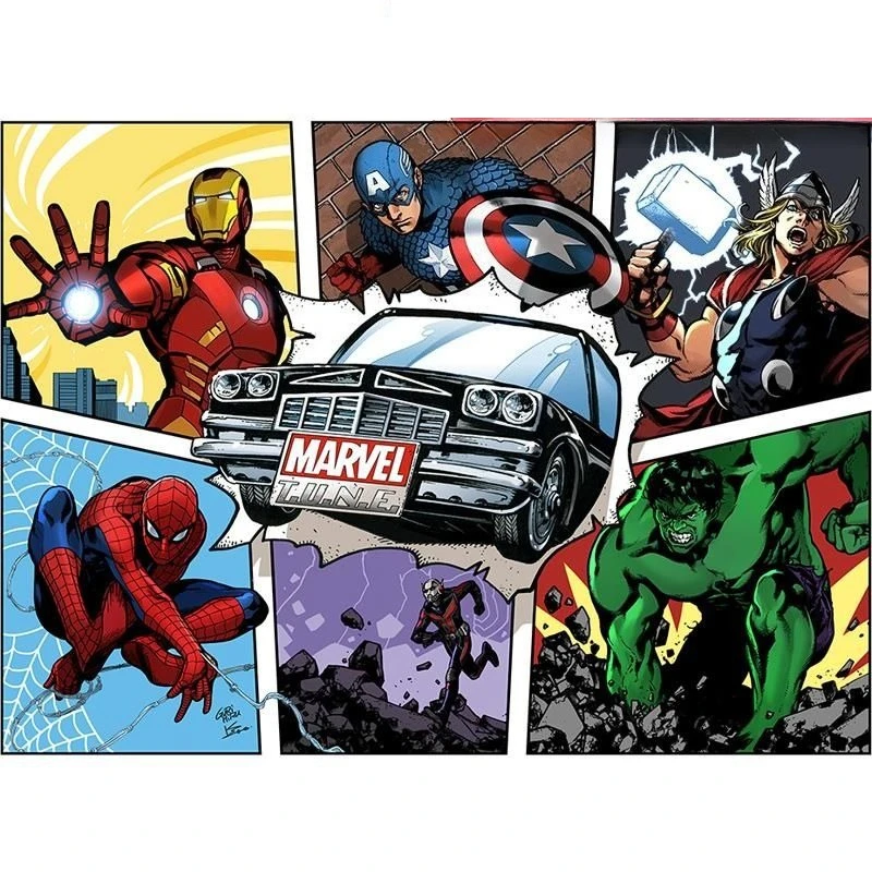 Takara Tomy Tomica Marvel série TUNE personnage de dessin animé modèle de voiture Simulation alliage modèle de voiture jouet garçon cadeau de vacances de noël