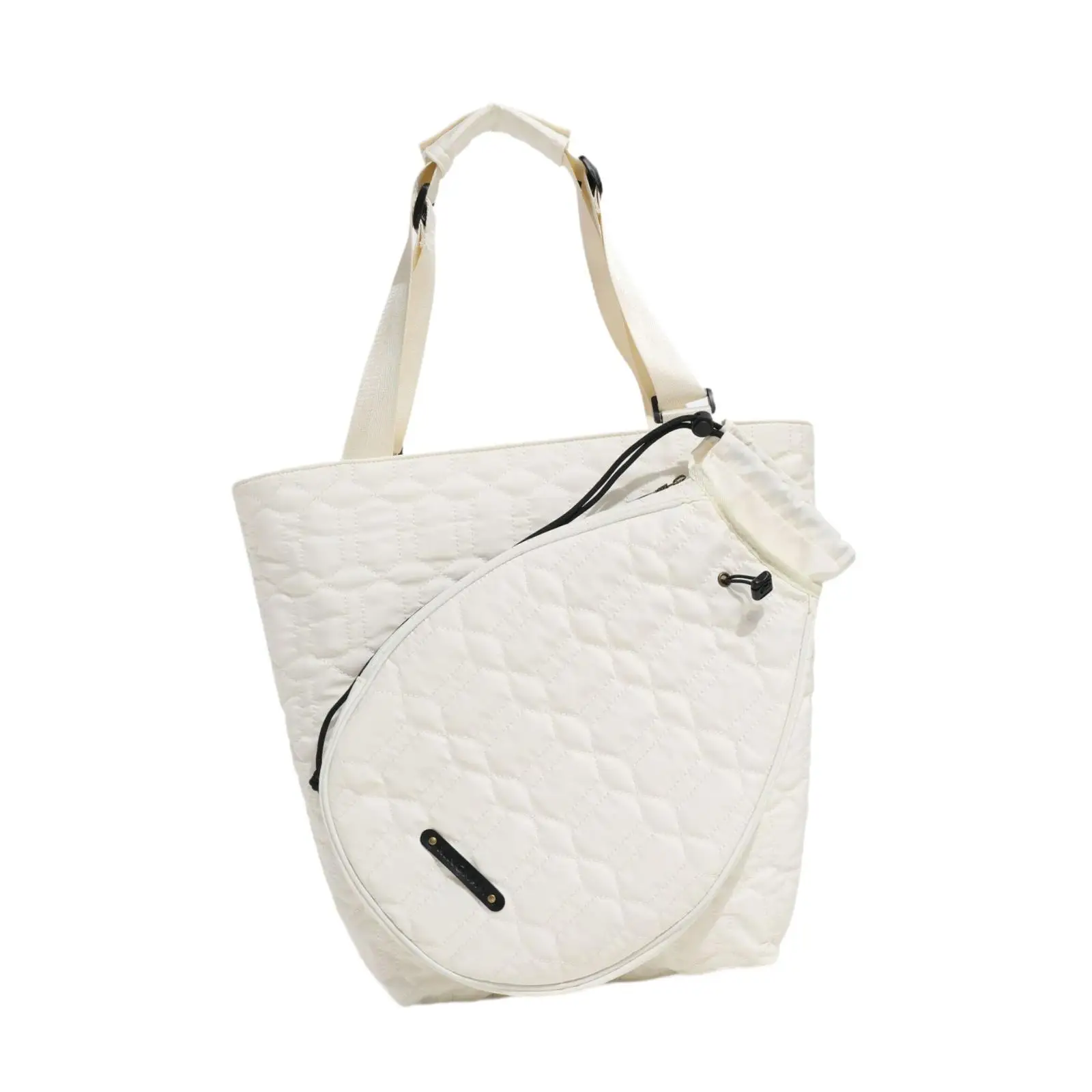 

Tennis Tote Bag Adjustable Handle Fitness Portable Large Capacity Racket Bag