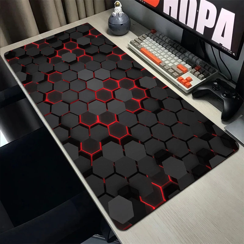 

Hexagonal mouse pad current mouse pad cool gaming padmouse Xxl mouse pad computer desks for Pc gamer office desk accessories