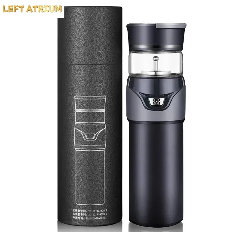 Holiday Gift Stainless Steel Thermos Cup Tea Water Separation   Highend
