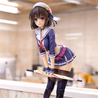 Anime Saekano How to Raise a Boring Girlfriend Figure Racing Girl Megumi Kato Take Umbrella Action Figure Sexy Girls Model Doll