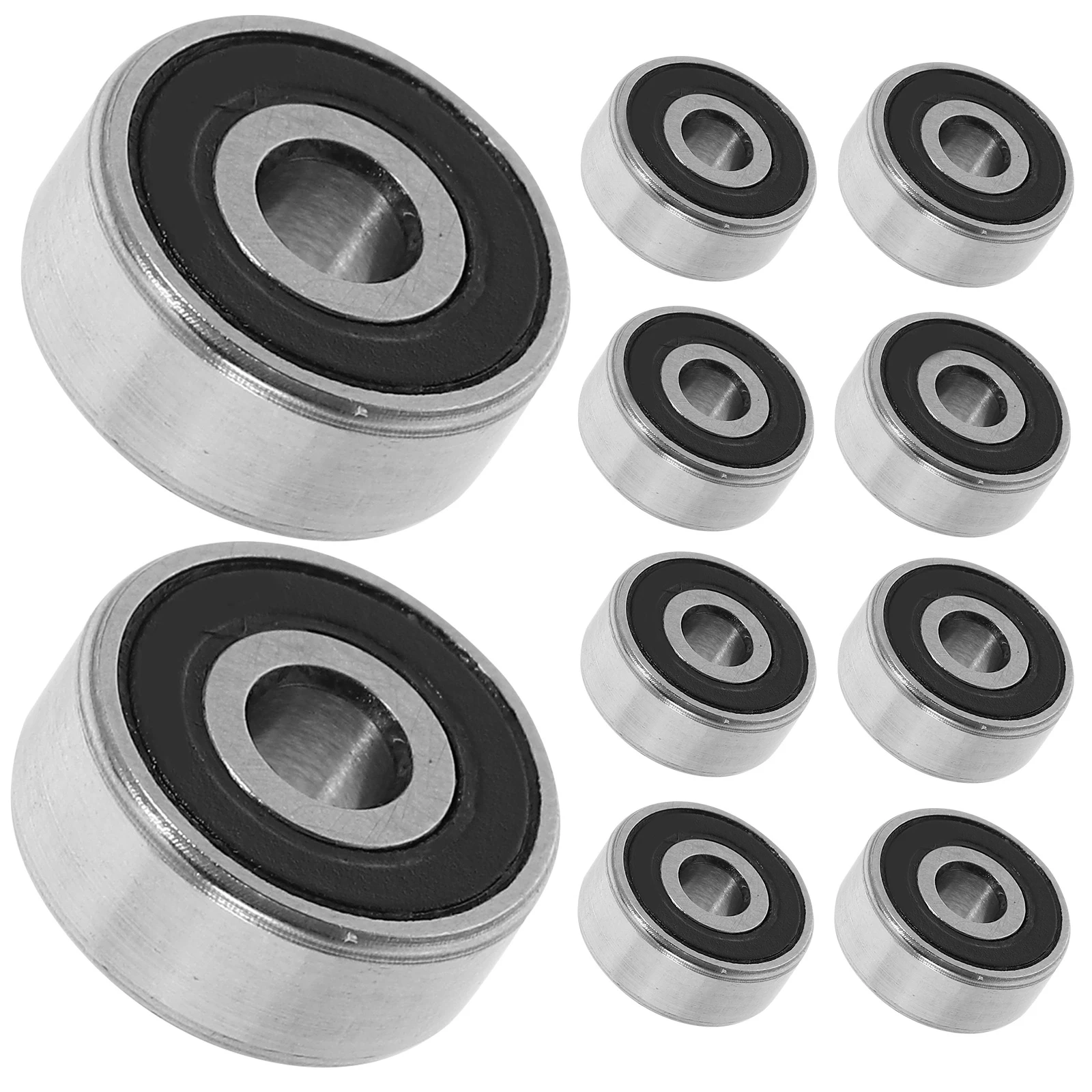 

10pcs Pulley Bearings 623RS High Speed Waterproof Quiet Sliding Rod End Linear Thrust Gym Skateboard Engine Support Bearings