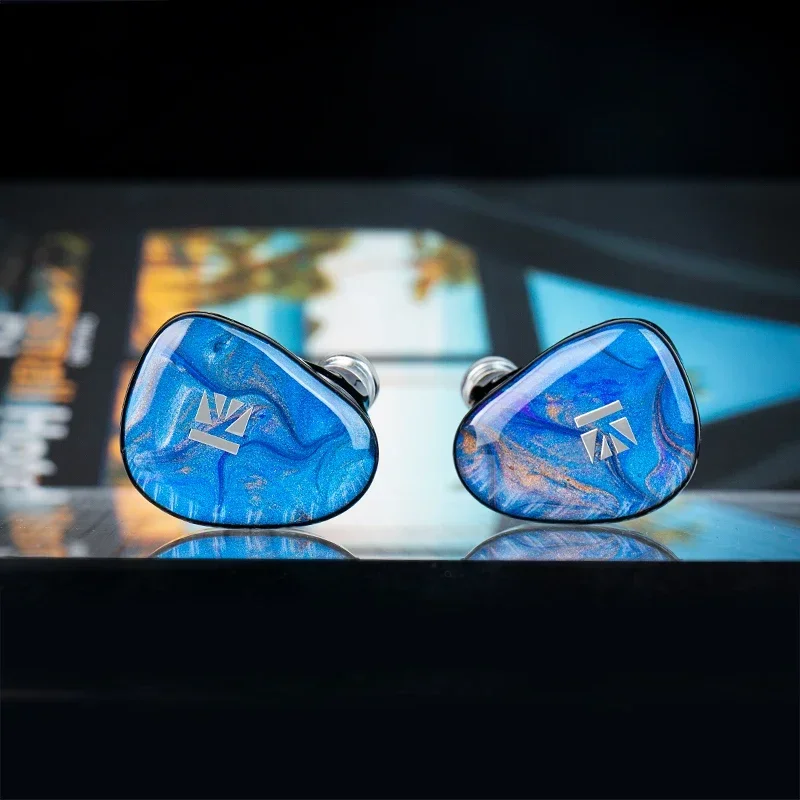 KBEAR KB02 Wired HiFi Hybrid Earphones DD+BC Bass In Ear Monitor Headset With Replaceable IEM Cable Customized Music Earbuds ﻿