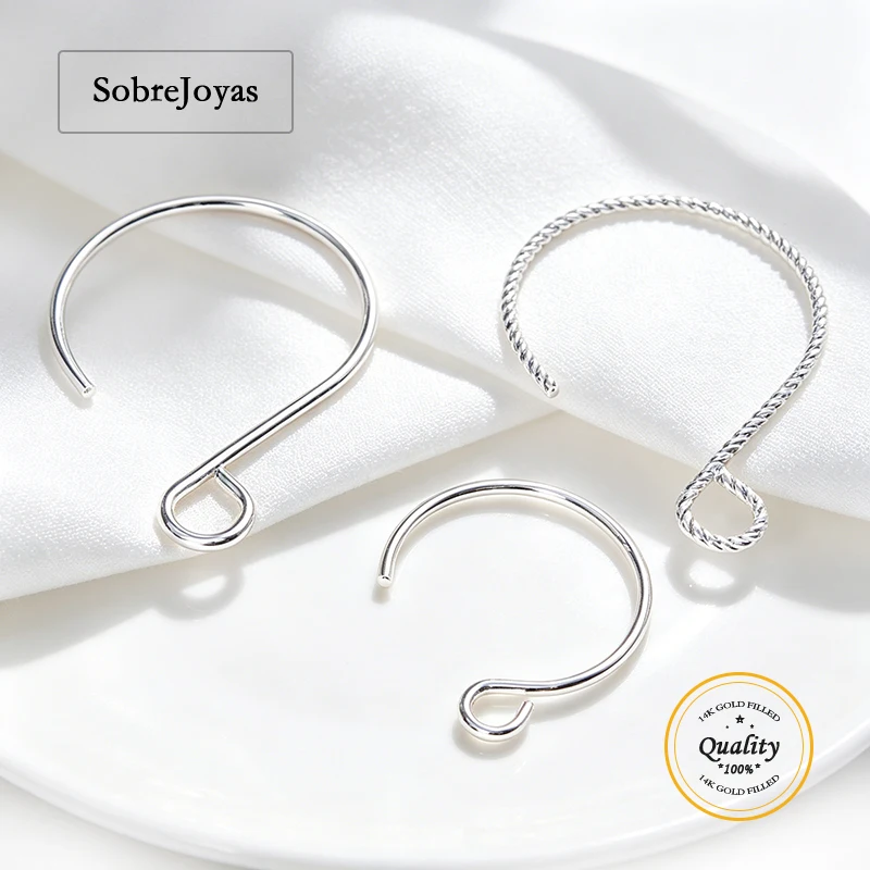925 Sterling Silver Balloon Ear Wire (.81mm) Handmade Jewelry Making Earring Accessories Clasps