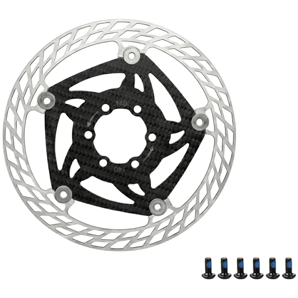 Carbon Fiber Bicycle with Floating Hub Design to Reduce Heat Buildup and Improve Longevity During Intense Braking