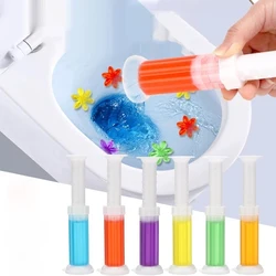1/7Pcs Toilet Cleaner Gel Efficient Flower Aromatic Deodorant Disinfection Remove Odors Tools Lasting Bathroom Fragrance Clean