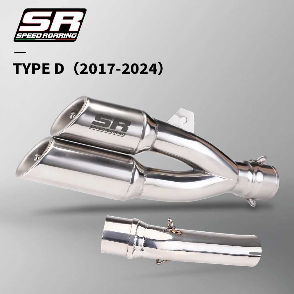 

For Rebel 500 300 CM500 CM300 CMX500 CMX300 Slip On Motorcycle Exhaust Pipe 51MM Muffler With DB Killer Escape Moto