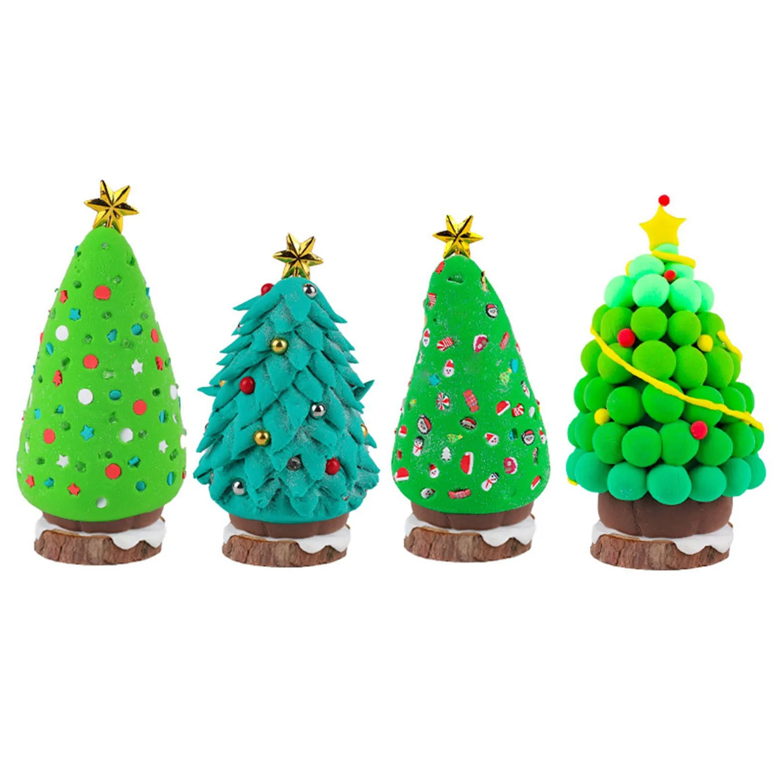 

Kids Arts And Crafts Ages 2-5 Boys 26 Pack Christmas Tree DIY Craft 122 Pcs Build Xmas Tree Craft Kit Christmas Decoration Air