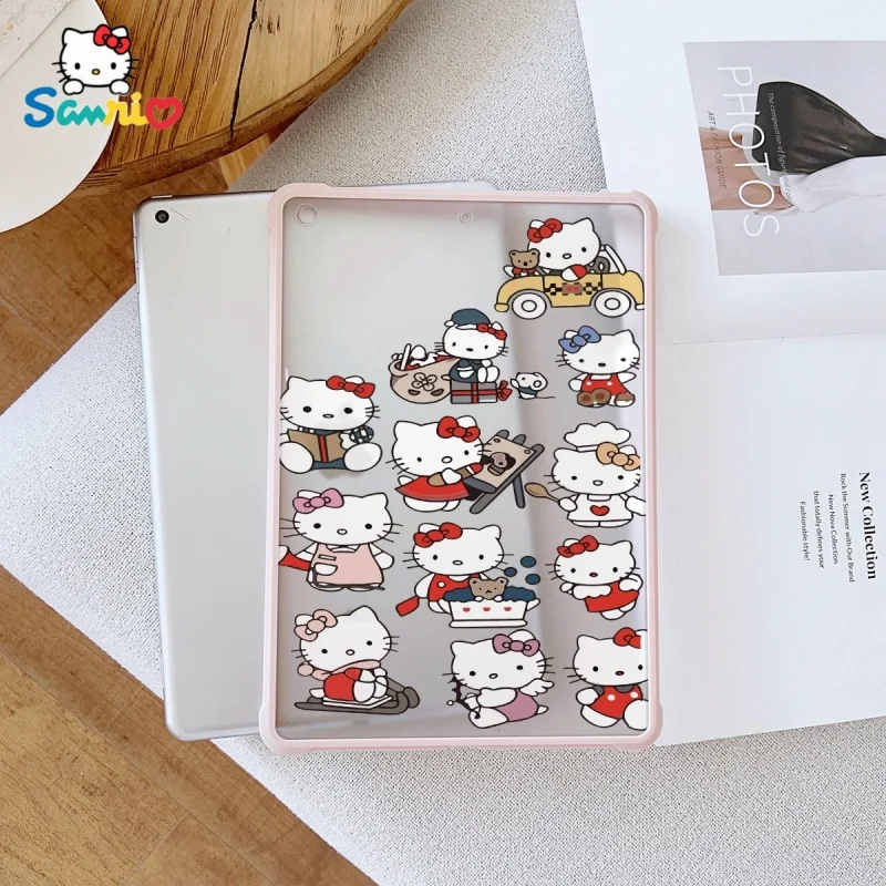 

Sanrio Cute Hello Kitty pink ipad case is suitable for the ipad Pro 6/M4,Air3/5,Mini 6,ipad 6/10,8.3/9.7/10.5/12.9/10.9/11 inch