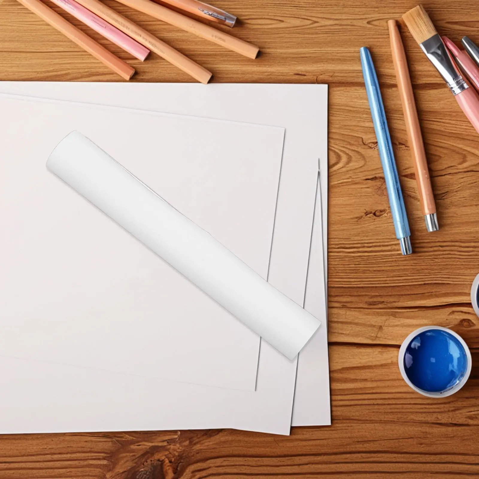 

Drawing Paper Roll 10M Large Smooth Surface for Sketch Paint Draw Trace Color Craft DIY School Art Projects Easel Use Blank