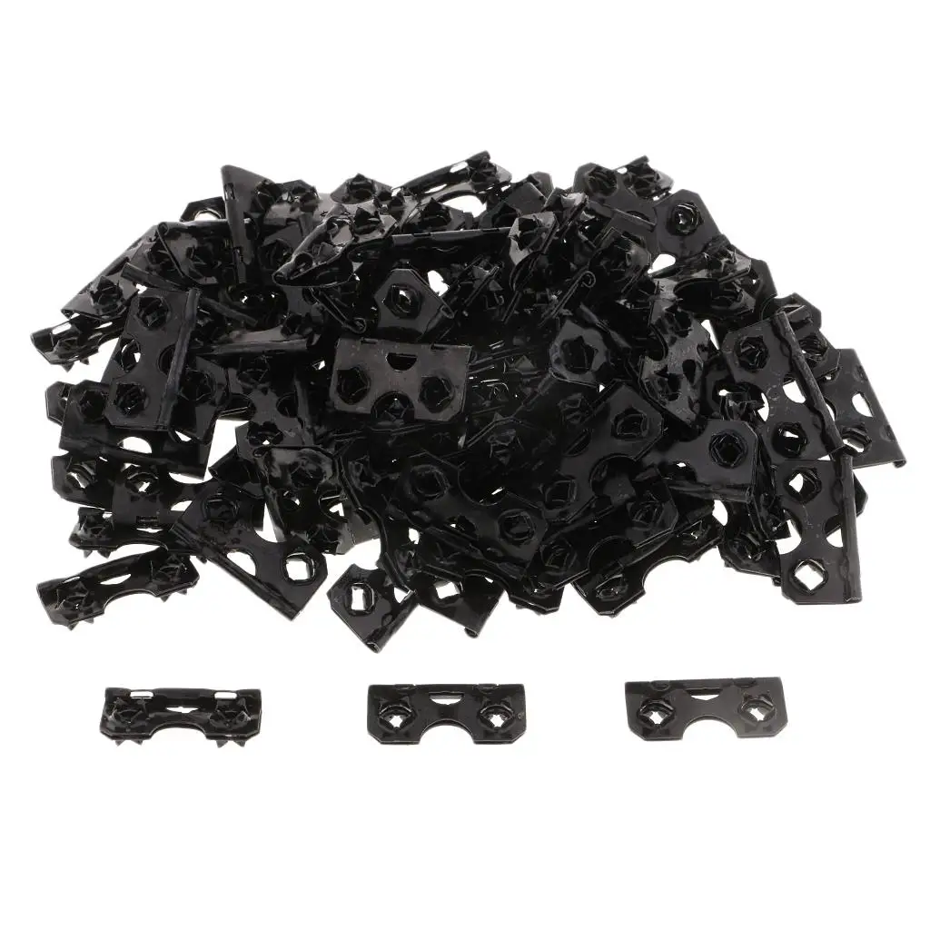 100 pieces Fix Picture back wall support leg barbed wire hinge