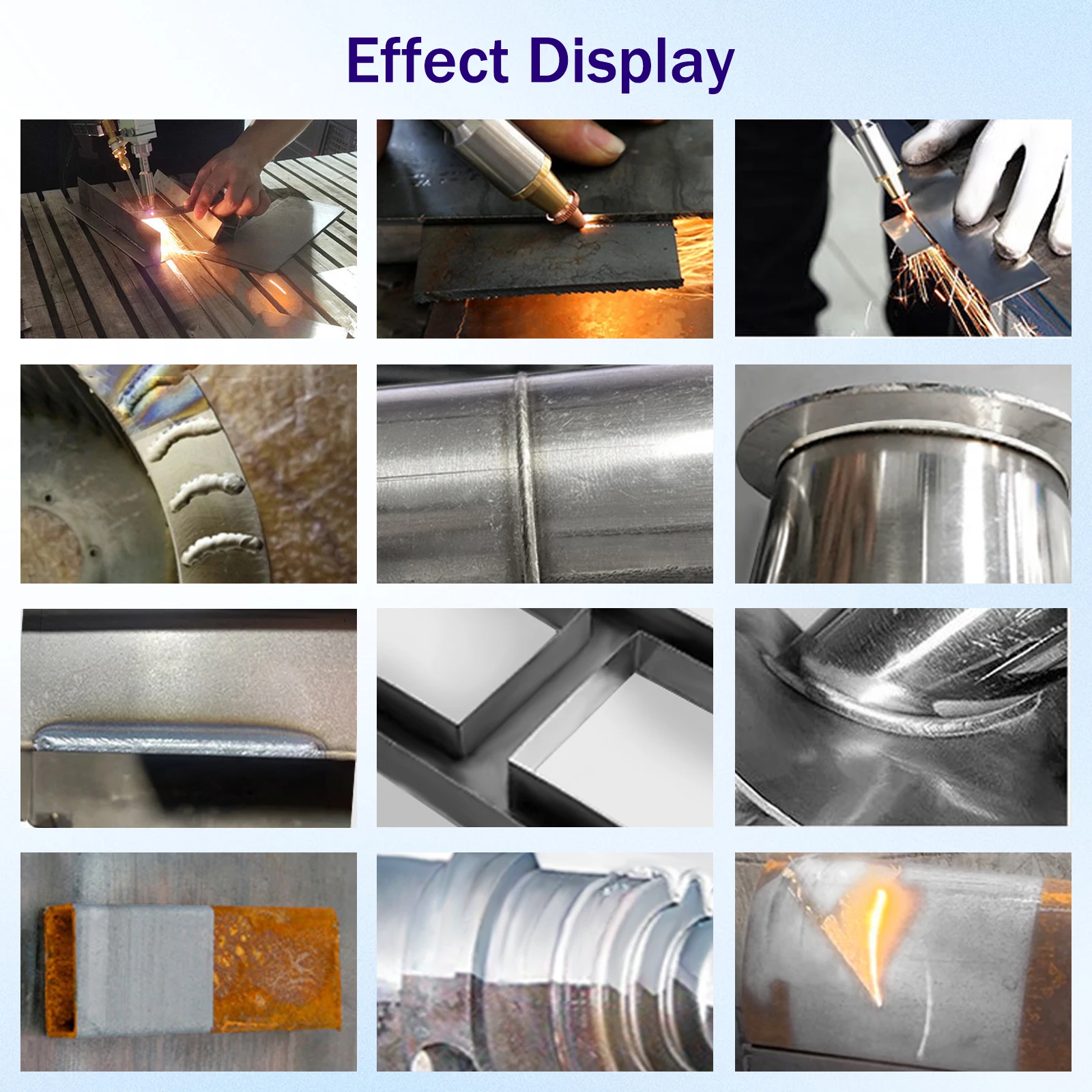 Soldador láser de refrigeración por aire de 2000W, máquina de soldadura láser refrigerada por aire 4 en 1 para soldadura de Metal, limpieza, corte, pistola de soldar SUP23T