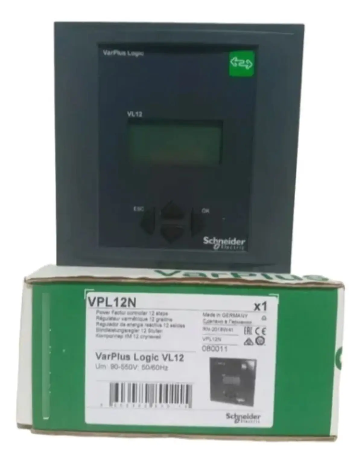 VPL12N Power Factor controller - VarPlus Logic - VPL 12