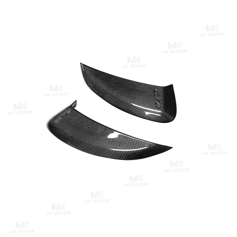 مجارف جانبية من ألياف الكربون قنوات تنفيس الهواء لبورشه 718 981 كايمان بوكستر 2013-2017 حاجز جانبي يغل فتحات الهواء أغطية الكسوة #3