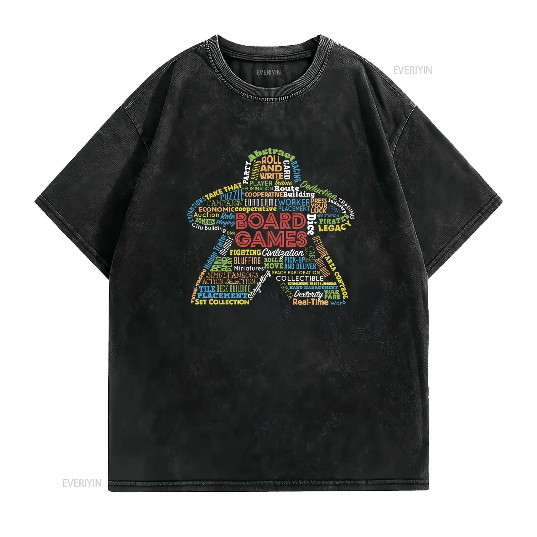 ボードゲームのメカニズム ミープル ゲームの種類 Tシャツ  - Board Game Design のレビューと価格