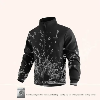 New Winter Fashion Versatile Polar Fleece Thick Heating Warm Jacket For Both Men Women 8-Zone Intelligent Heating Electric Coat 4