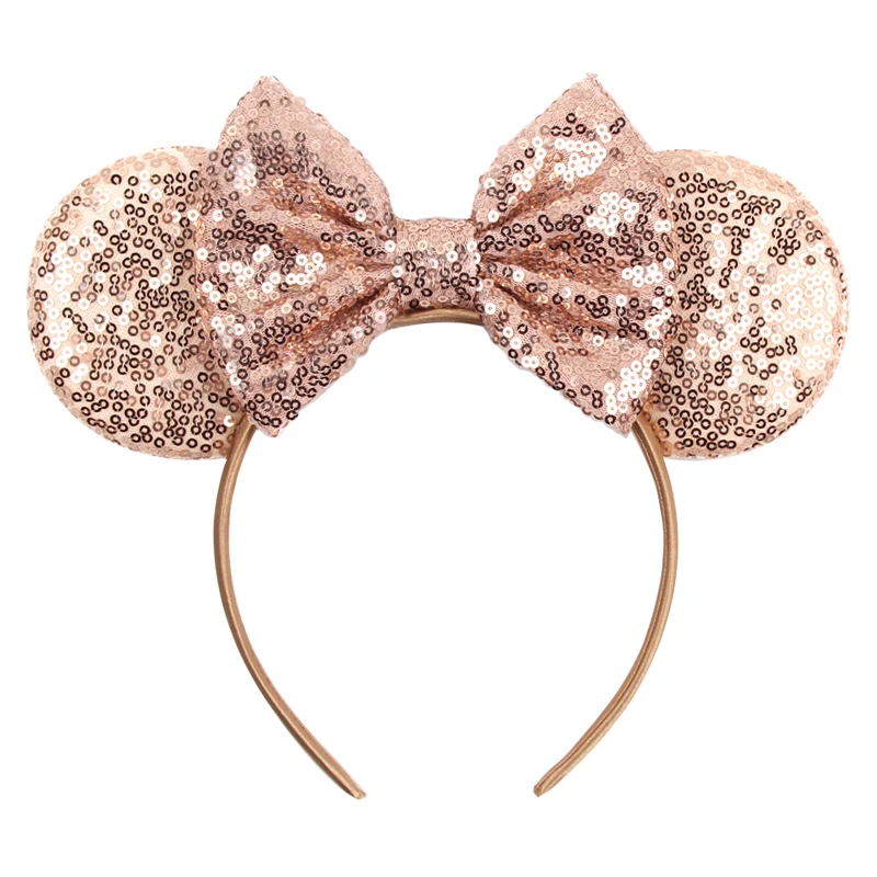 Mode klassische Leopardenmuster Mickey Mouse Ohren Stirnband 5"Bogen Haarband Mädchen Frauen Festival Party DIY Haarschmuck Geschenke – Detail 10