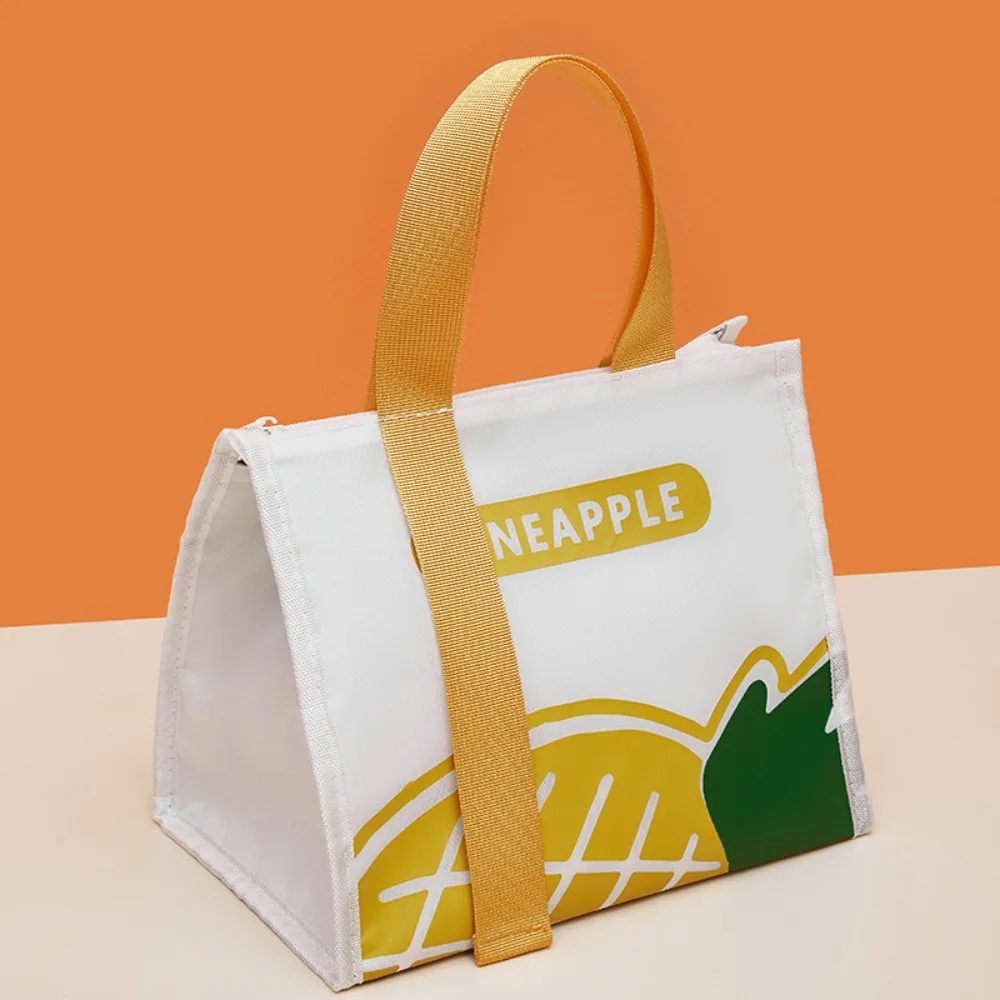 

New Oxford Cloth Lunch Bags Green Khaki Black Large Capacity Refrigerated Bag Thermal Insulation Bag Outdoor