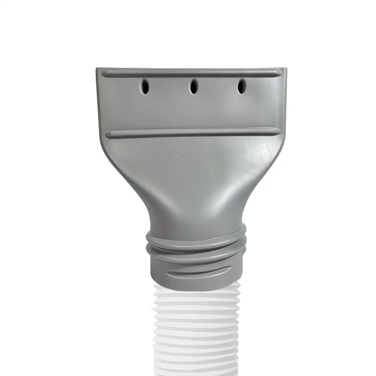 Portable AC Hose Coupler Flat Exhaust Tube Replacement Air Conditioner Exhaust Hose Coupler for Home Apartment Office Farmhouse