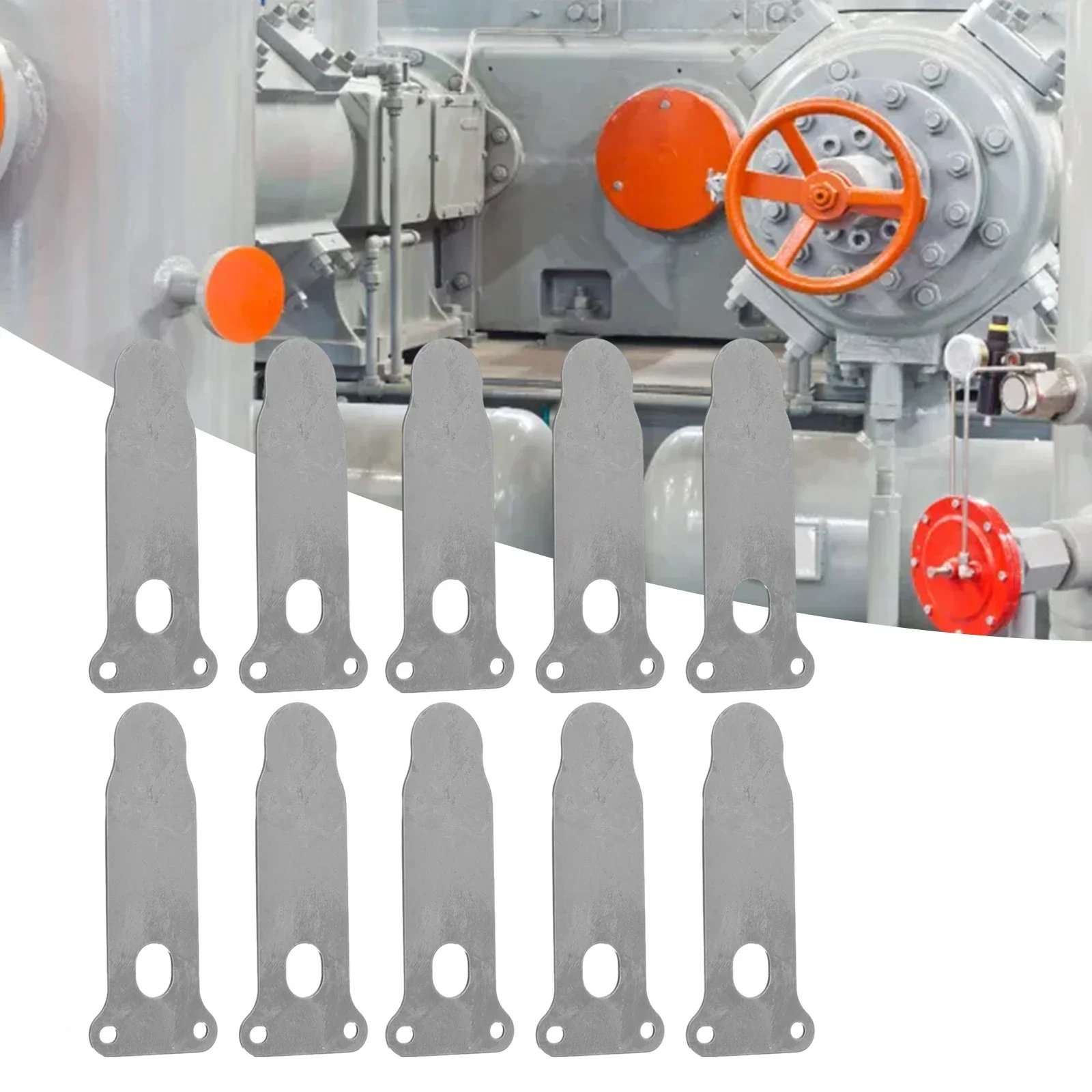 Compresseur d'air silencieux sans huile, tête de pompe, plaques de soupape, machine à piston de ceinture, pièces d'outils pneumatiques, accessoires, 10 pièces