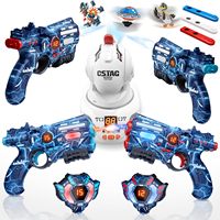 CSTAG Projector Duck UFO Hunting Shooting Game Kids Gifts Toy For Boys Laser Tag Infrared Mini Pistol Guns Battle Game Indoor