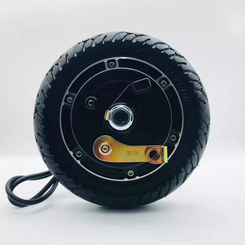 Silnik bezszczotkowy z kołem pełnym 8 cali i hamulcem bębnowym, 24V/36V/48V 350W, do hulajnogi elektrycznej i roweru.