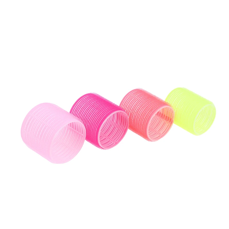 6pcs Self-Grip Hair Rollers Heatless Hair Curlers No Heat Hair Bangs Volume Hair Roller Salon Hair Dressing Curlers Hair Styling