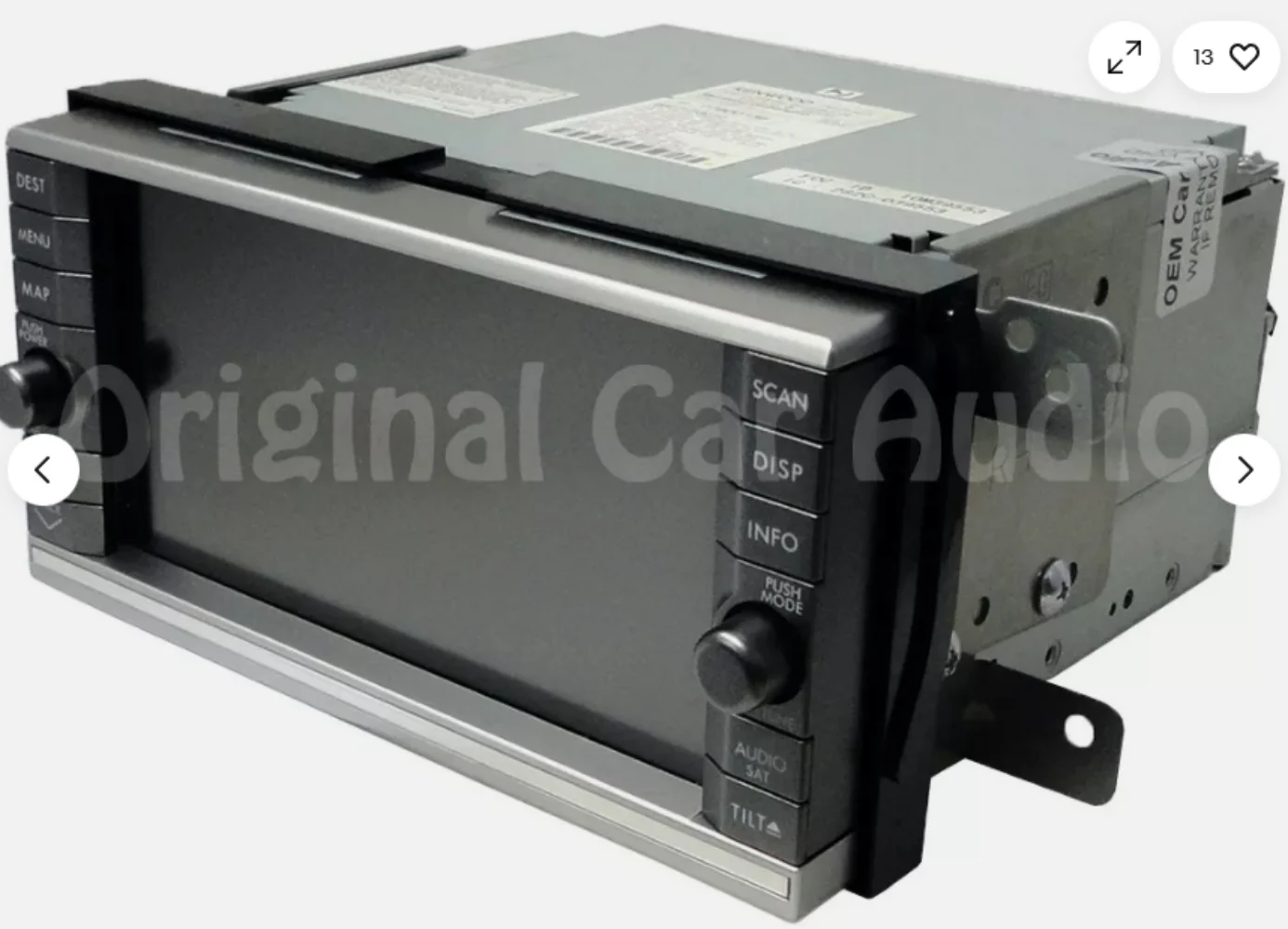 

2008 - 2013 OEM Bluetooth Navigation Radio 86201-FG010