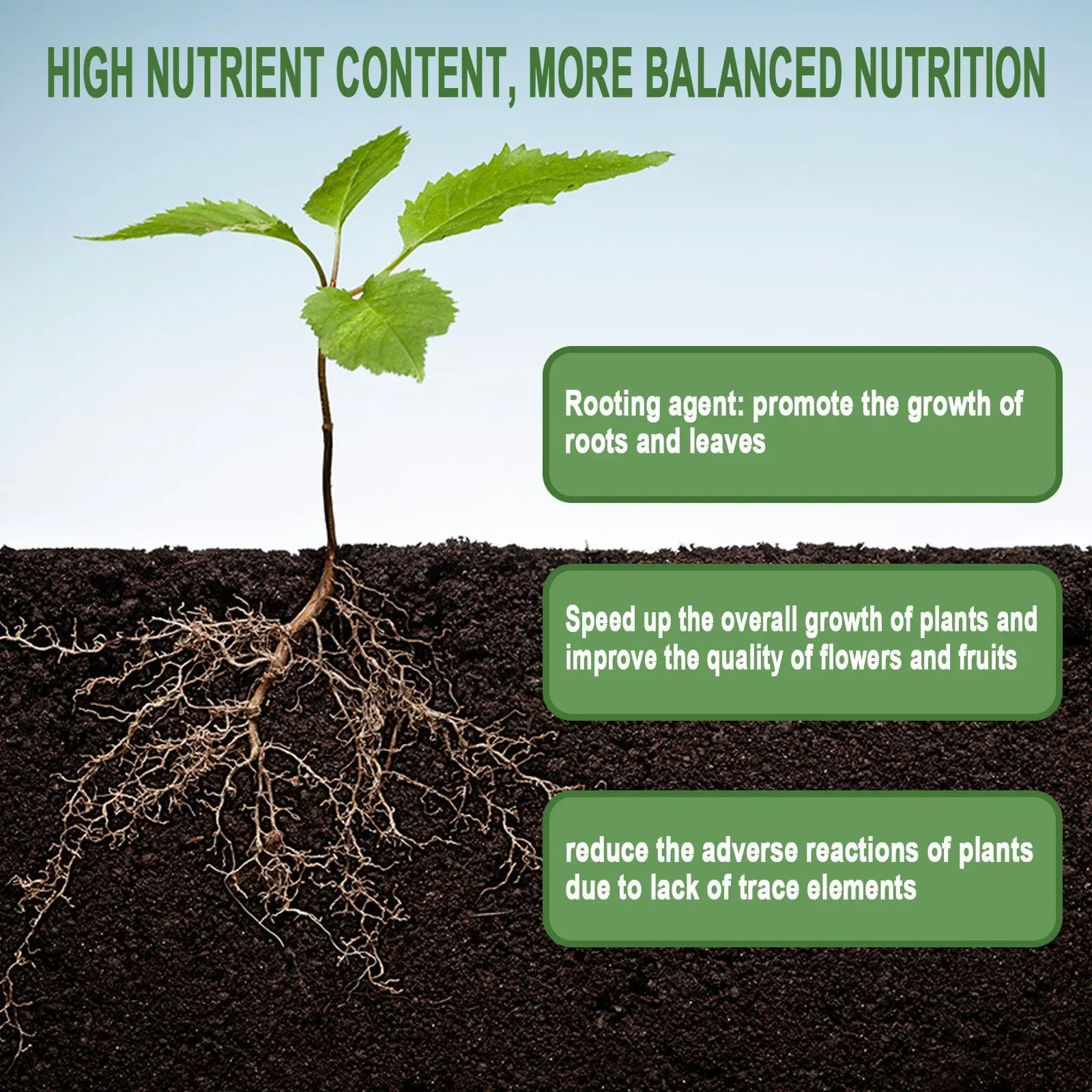 1Rare Plant Rooting Powder Plant Fruit Flower Rapid Rooting Nutrition Hydroponics Garden Nutrition Plant Growth Rooting Powder view 4