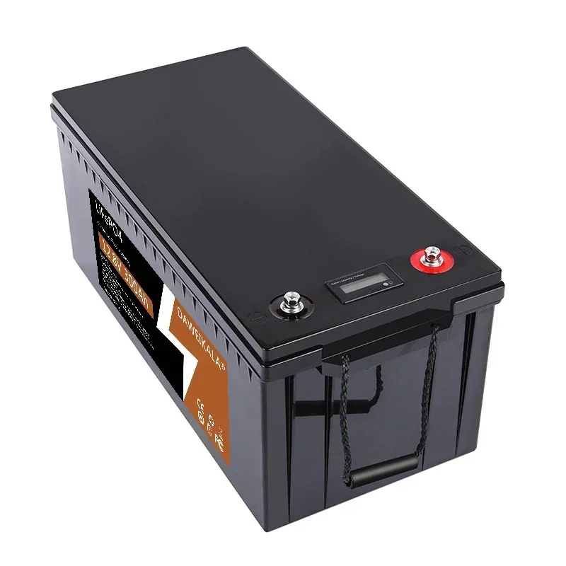  12V LiFePO4 Battery 200Ah 300Ah Built-in BMS Lithium Iron Phosphate Cells Pack 6000 Cycles For RV Campers Golf Cart Solar