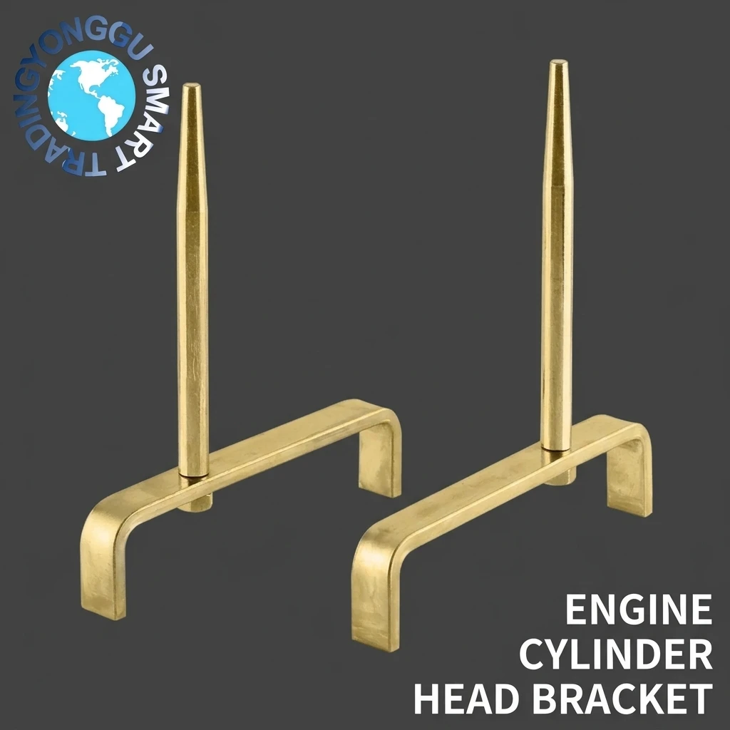 YGTITAN Engine Cylinder Head Stand Bracket Pair, Alloy Steel Auto Repair Tool, Universal Engine Support Holder