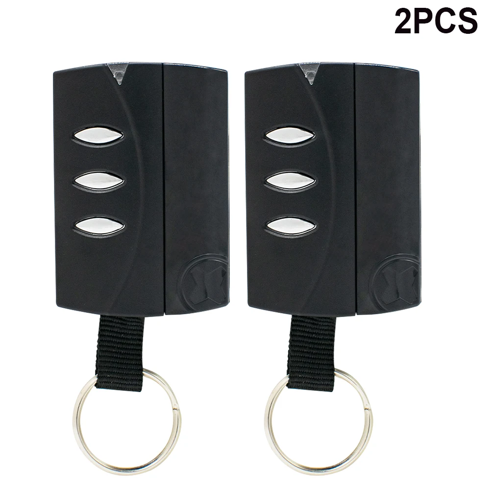 2-Piece PUJOL VARIO Garage Door Remote Control 433MHz Rolling Code Gate Opener