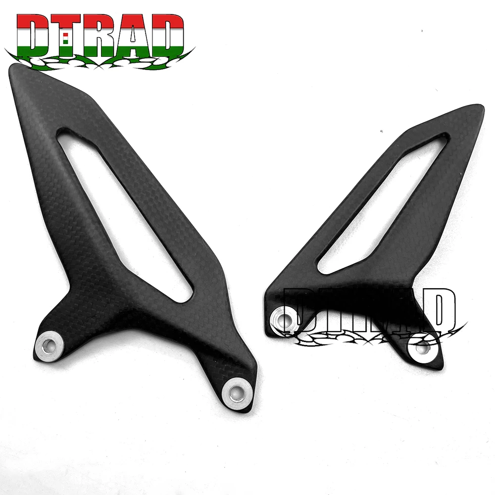 For DUCATI PANIGALE V2 899 959 1199 1299 Carbon Fiber Accessories Motorcycle Rear Shock Cover Foot Heel Guard Protector Fairing