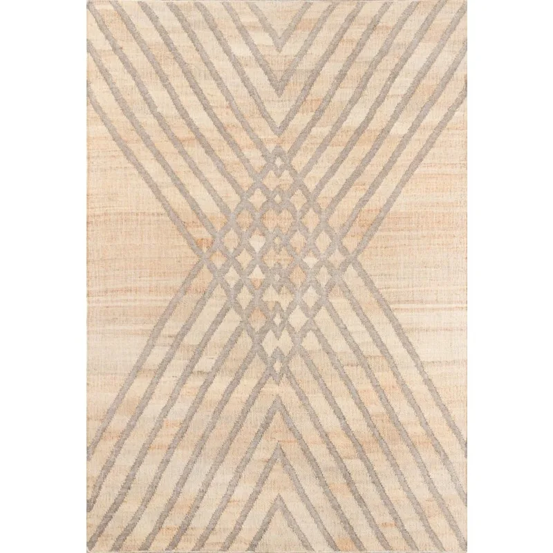 

Grey Natural Premium Jute Rugs Handmade Jute Bohemian Handwoven Rug