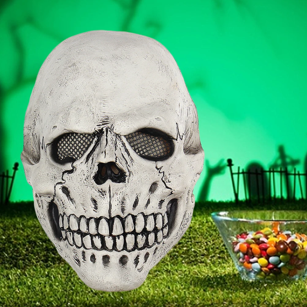 

Halloween Skull Latex Horror Costume Party Face For Adults Unique Scary No Plastic Smell Perfect Gift For Halloween Easter Mask