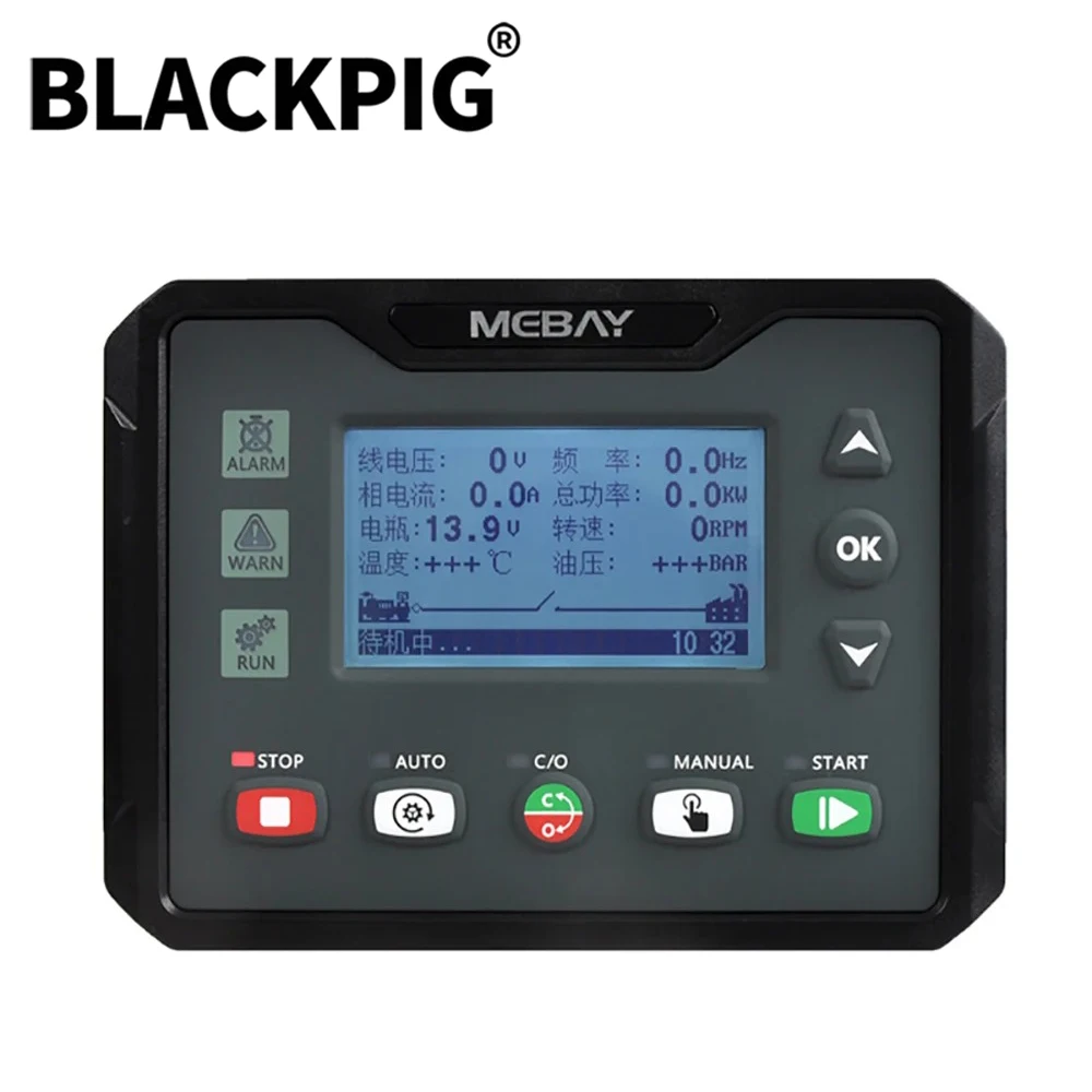 

Mebay DC40C DC42C DC40CR DC42CR Generator Engine AMF Controller Module Monitoring Control Panel With CAN Communication Port