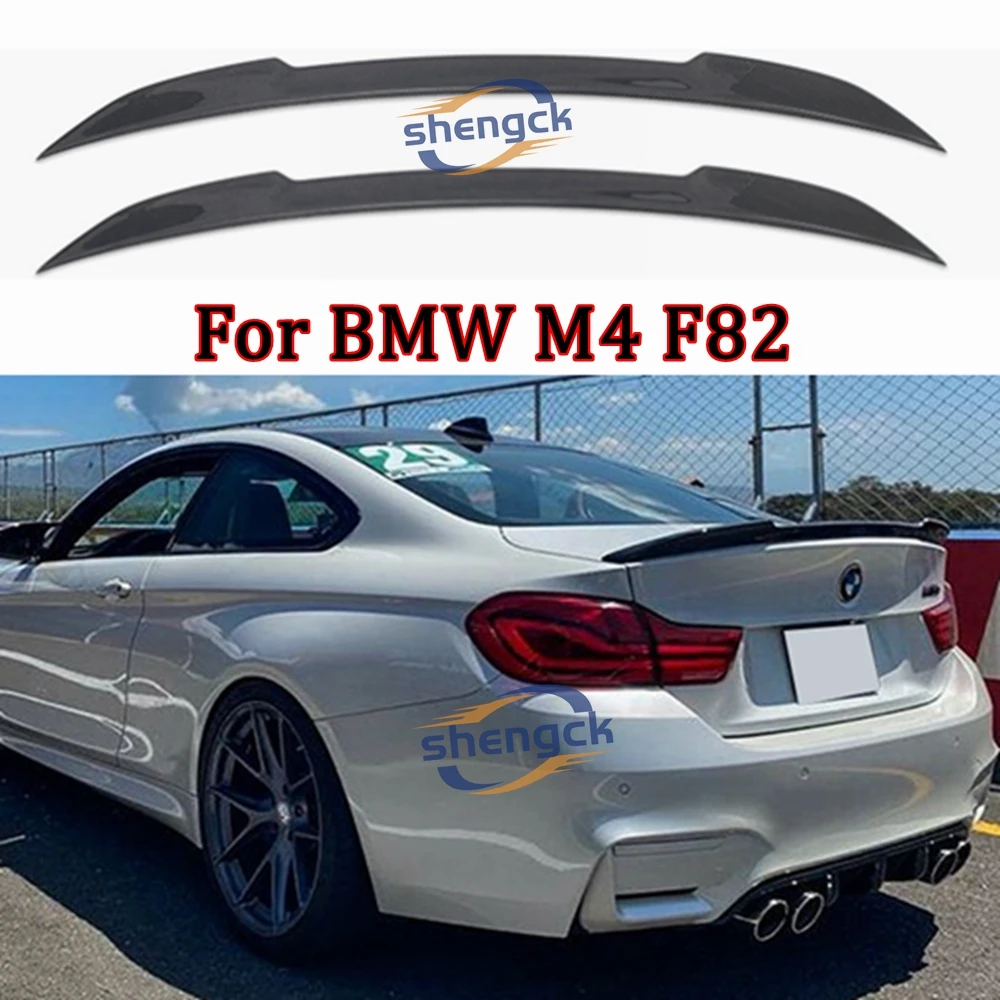 

For BMW M4 F82 CS Style Carbon fiber Rear Spoiler Trunk wing 2014-2020 Forged carbon