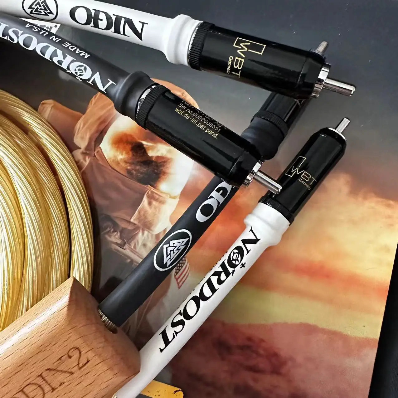 Nordost Odin sterling silver flagship audio cable RCA signal cable double lotus sterling silver audio cable CD amplifier  cable