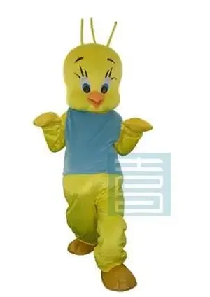 

Chicken Mascot Costume Chicken with Blue Vest Cartoon Apparel Advertisement Costumes Halloween Birthday Party Fancy Dress