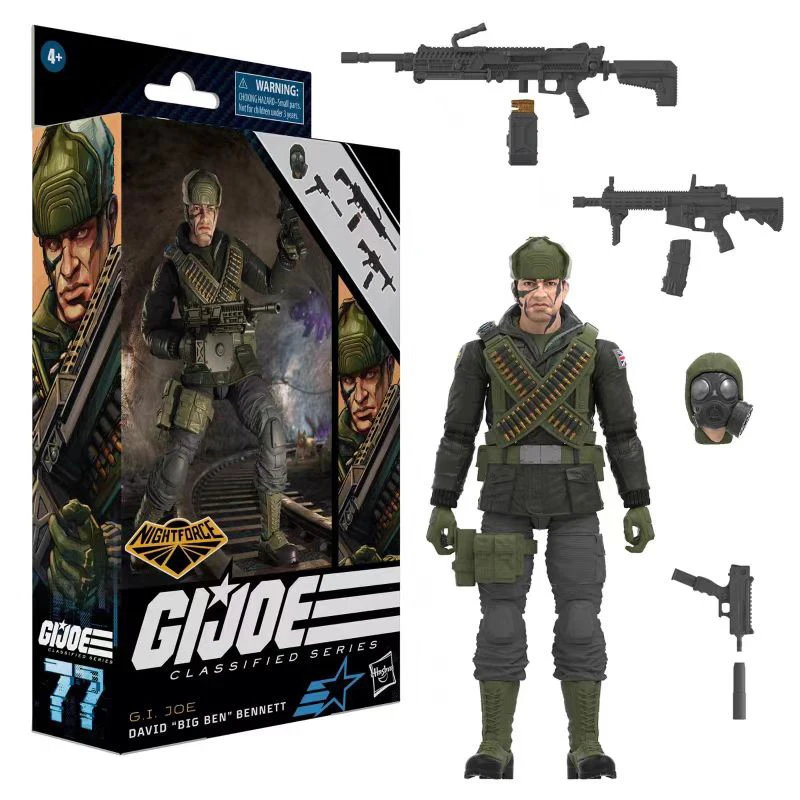 Hasbro G.I. Joe Nightforce Night Force Series Big Ben Ditch Rat Anime Action Figure Model Gift Toy Collection for Kids