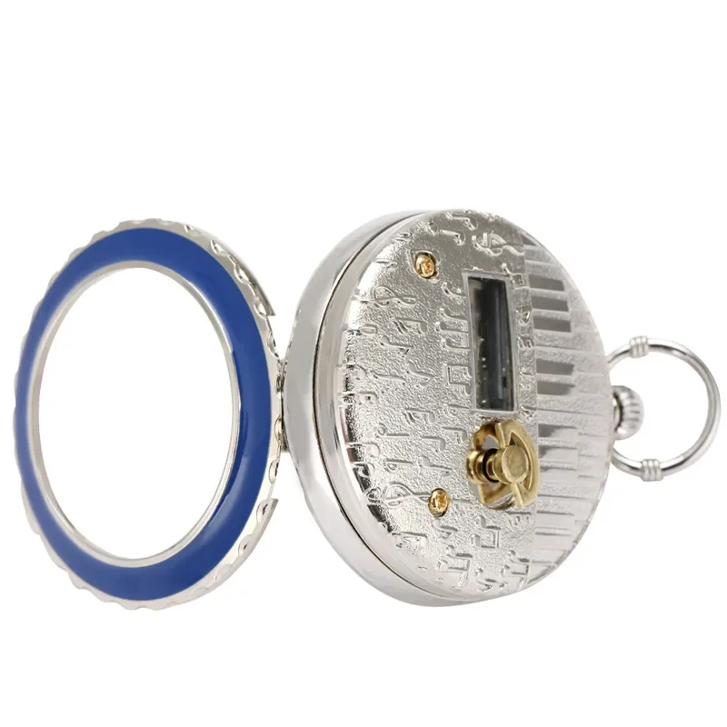 Antique Manually Musical Pocket Watch Playing Song Swan Lake Quartz Analog Clock for Men Women Pendant Watches FOB Chain Reloj