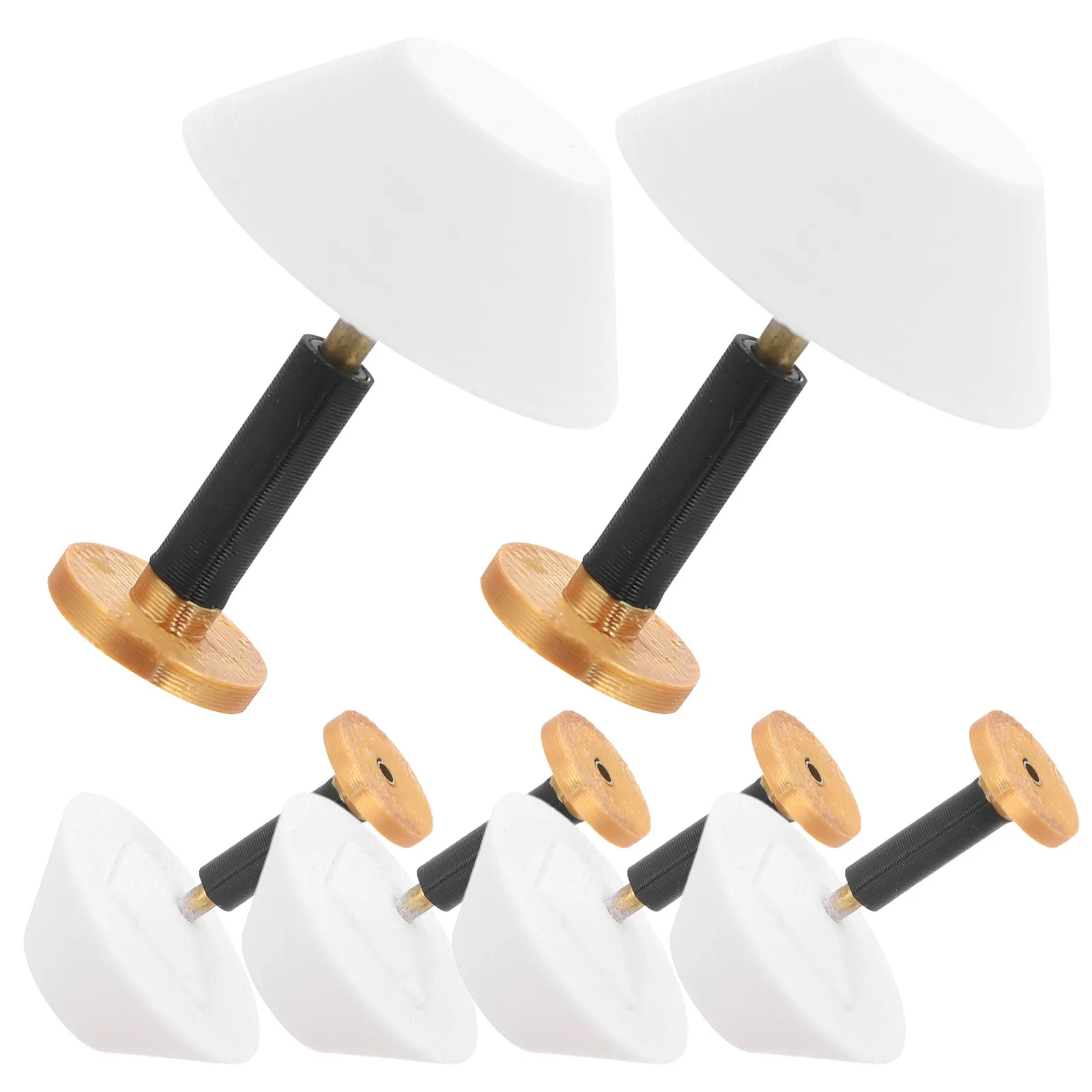 6pcs Miniature Dollhouse Lamp Set – Plastic Desk & Bedside Lights for Micro Landscape & Mini House Decor