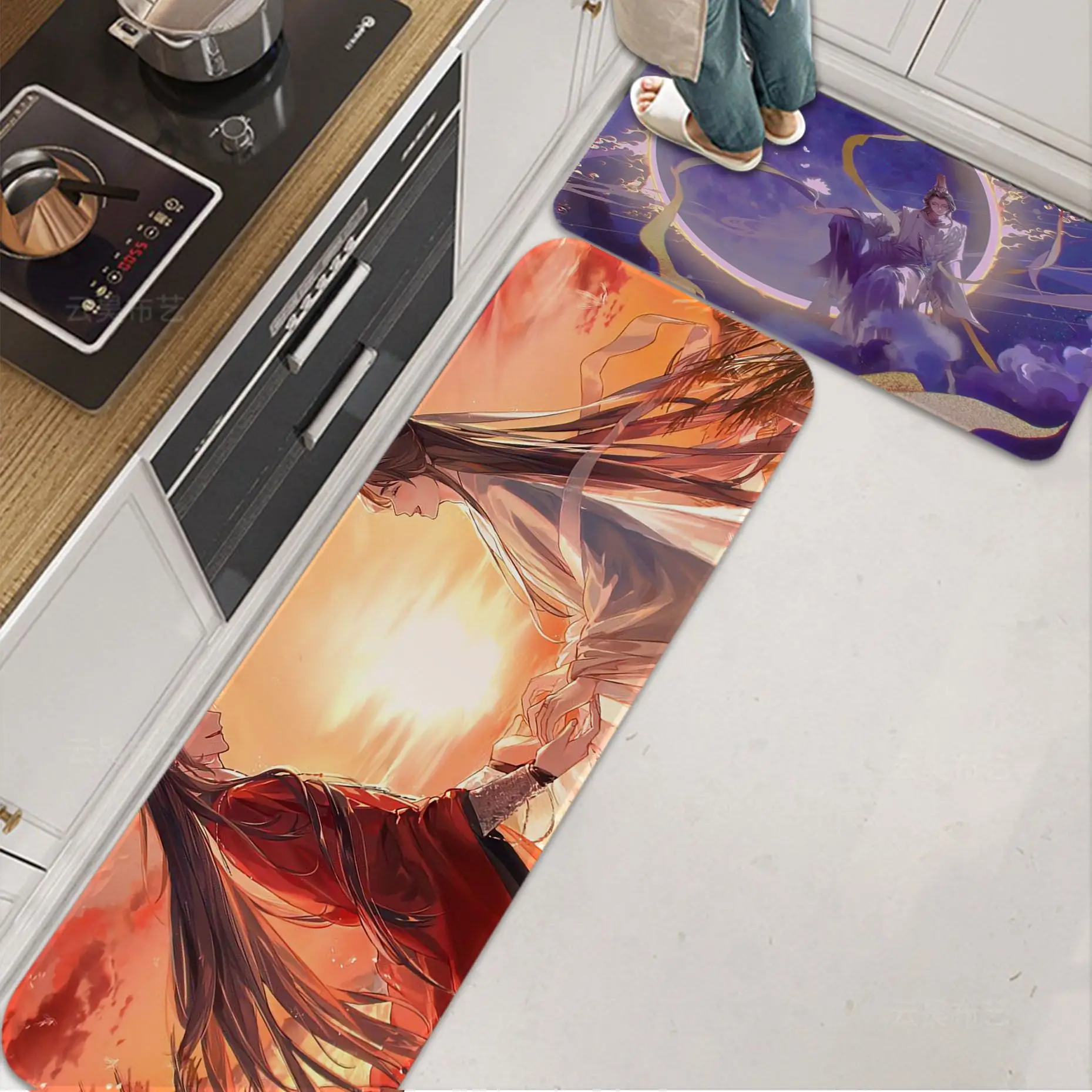 

Anime Tian Guan Ci Fu Floor Carpet Retro Multiple Choice Living Room Kitchen Rug Non-Slip Modern Home Decor