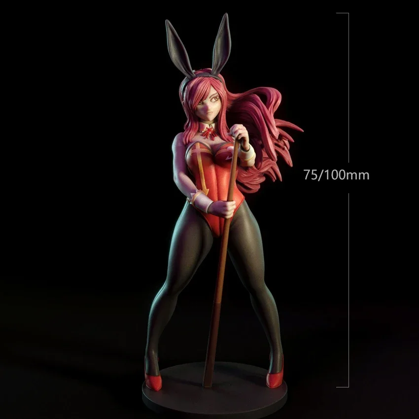 1/24 1/18 Resin Model Bunny Girl Figurine Unpainted No Color RW-1117