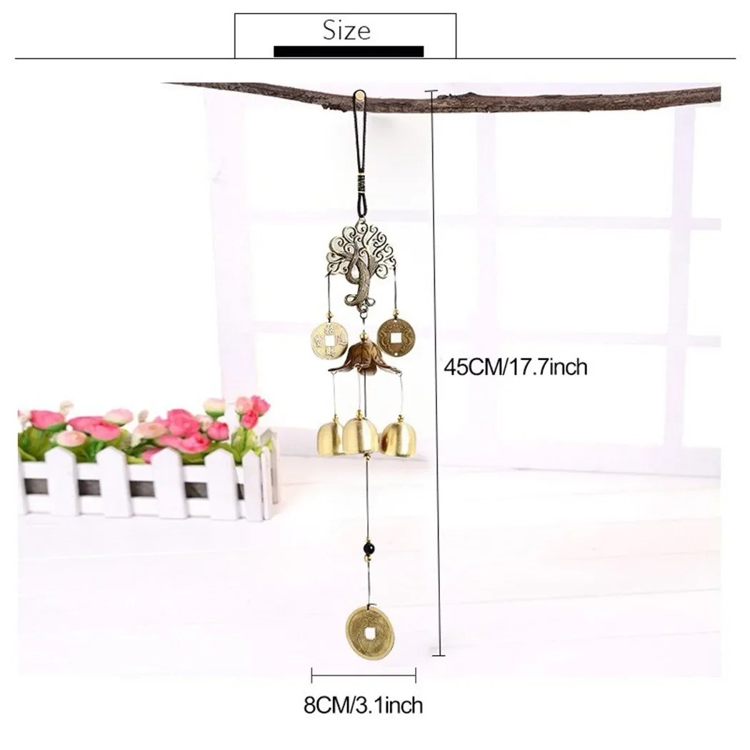 Door Decoration Wind Chimes Wind Chimes 45cm Bells And Wish Diameter 8.0cm Lucky Tree Represents Love And Miss